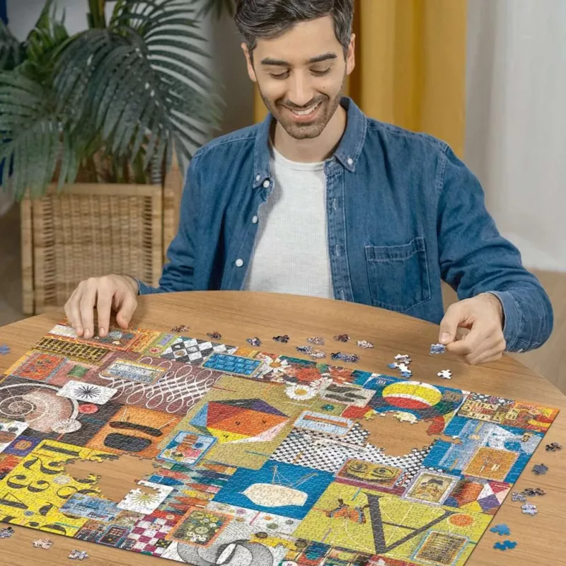 Puzzle Eames Collectors Edition - House of Cards (1500 Teile)