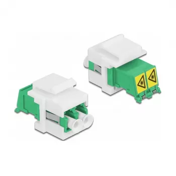 Keystone-Modul LC Duplex Buchse auf LC Duplex Buchse DeLOCK 86833