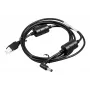 Zebra CBL-DC-388A1-01 Stromkabel Schwarz 1,8 m