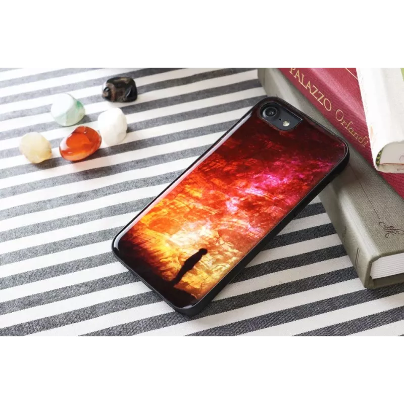 Schutzhülle iKins für Apple iPhone 8/7 — starry night Schwarz