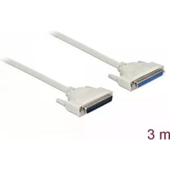 Serielles Kabel DELOCK 86884 D-Sub 37-polig, beige, 3 m