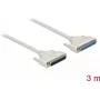 Serielles Kabel DELOCK 86884 D-Sub 37-polig, beige, 3 m