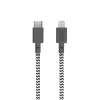 Lightning-Kabel native union NCABLE-KV-CL-ZEB 3 m Lightning auf USB-A Schwarz Weiß 140 g