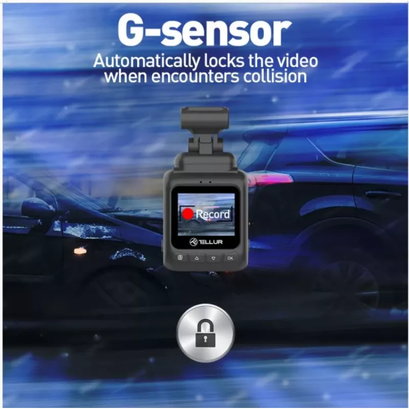 Dashcam Tellur Dash Patrol DC1 FullHD 1080P Schwarz