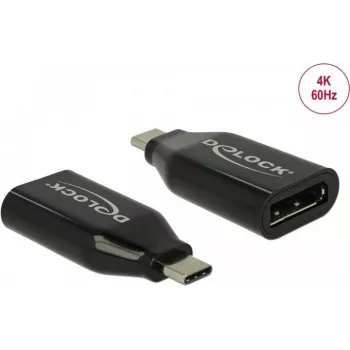 DeLOCK Adapter USB Type-C Stecker auf DisplayPort Buchse 4K 60 Hz