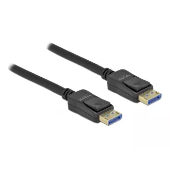 Delock - DisplayPort-Kabel - DisplayPort (M) zu DisplayPort (M) - DisplayPort 2,0 - 2,0 m - Unterstützt 10K 60 Hz (10.240 x 4320) - Schwarz (80262)