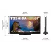 Television Toshiba 65UV3463DG 65 Zoll 4K Ultra HD DLED 3840 x 2160