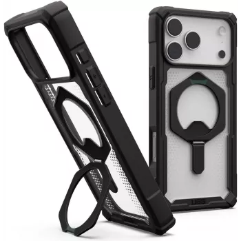 UAG Urban Armor Gear Plasma XTE MagSafe Kickstand Hülle | Apple iPhone 17 Pro Max | schwarz/transparent | 11452811404G (11452811404G)