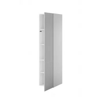 Kleiderschrank cama meble PAFOS 1D 45x55,5x198,5 cm weiß matt, 4 Einlegeböden