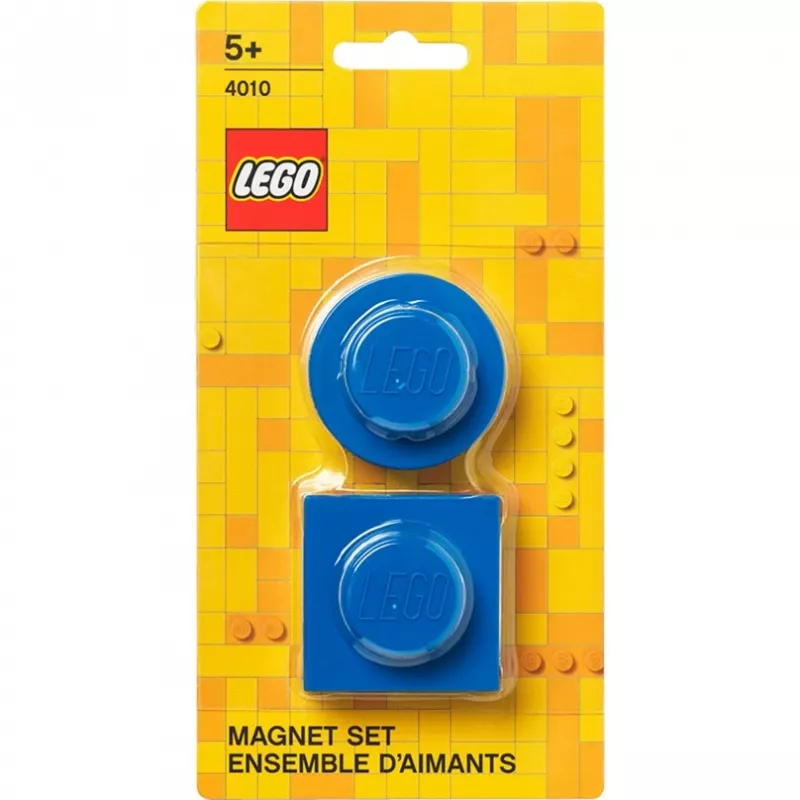 Magnet-Set Room Copenhagen LEGO blau 40101731 — dekorative LEGO-kompatible Magnete
