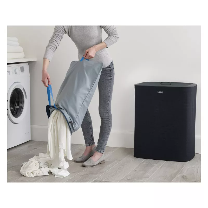 Joseph Joseph Wäschetrennbehälter Tota 90 L Schwarz
