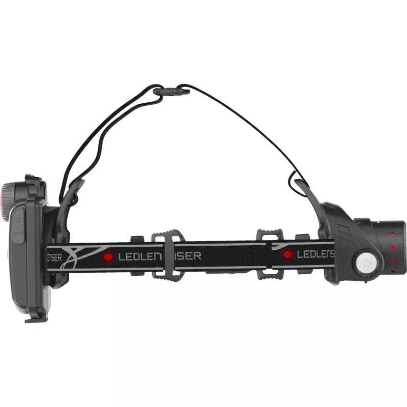 Stirnlampen-Taschenlampe Ledlenser H14R.2 Schwarz