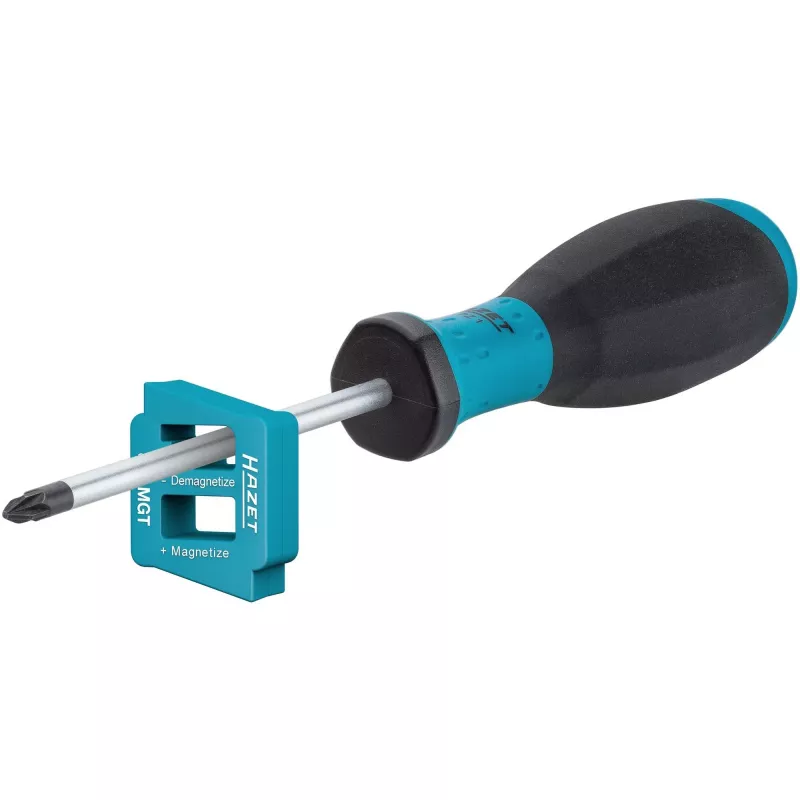 Hazet Magnetisierer/Entmagnetisierer 810MGT – kompaktes Handwerkzeug zum Magnetisieren und Entmagnetisieren von Spitzen