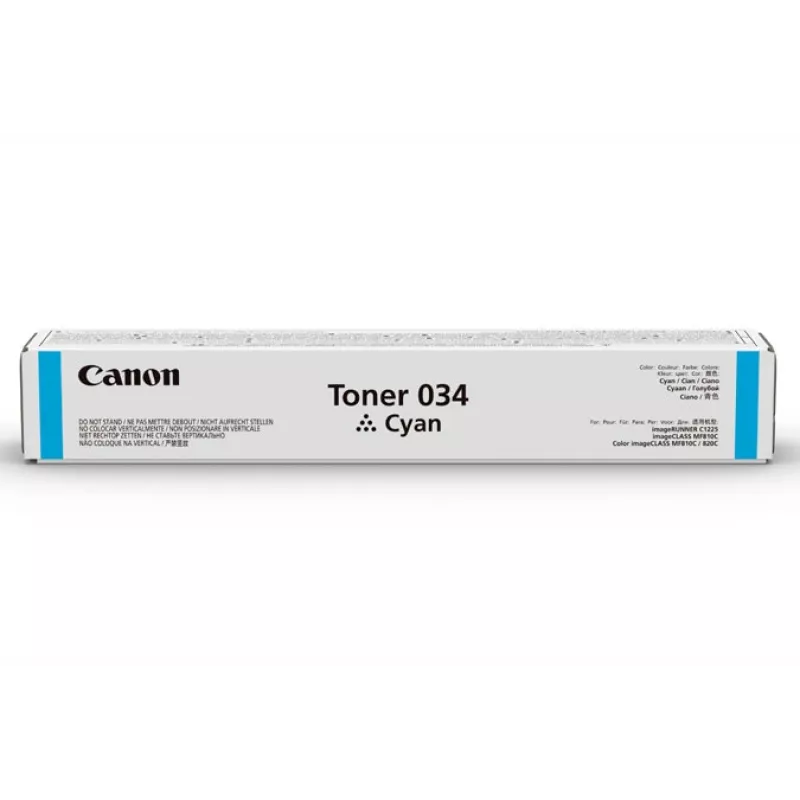 Canon 034 Tonerpatrone 1 Stück Original Cyan