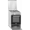 Gaskochfeld und Elektrobackofen SIMFER 5405SERGG, Edelstahl, 4 Zonen, 50 cm