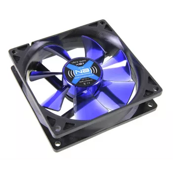 Computer-Gehäuselüfter NoiseBlocker SchwarzSilentFan XE1 92 mm, 1500 U/min, 17 dB, 50 m³/h, 4 V, Schwarz