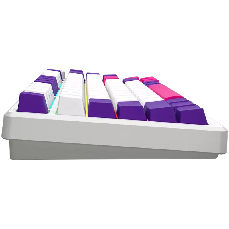 LORGAR KBP7075W, Kabellose 75% Mechanische Gaming-Tastatur Pro, Weiß, EN-Layout