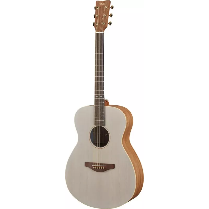 Akustikgitarre YAMAHA STORIA I 6-saitig, Fichtendecke, Mahagonikorpus & -hals, 380 mm Breite, 1021 mm Länge, Blau Weiß