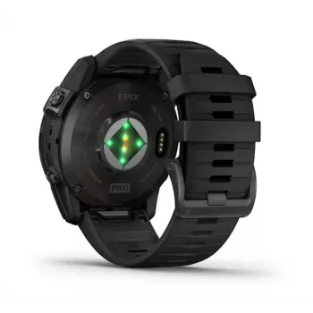 Smartwatch GARMIN epix Pro (Gen 2) — 1,4 Zoll AMOLED 454×454, 32 GB, GPS, Wi‑Fi, Bluetooth, 51 mm Gehäuse, 98 g, schwarzes Silikon