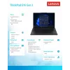 Laptop Lenovo ThinkPad E16 G3 22AY001SPB — Intel Ultra 7, 16,0 inch WUXGA, 16 GB RAM, 512 GB SSD, Windows 11 Pro, Schwarz, 1 Jahr Garantie