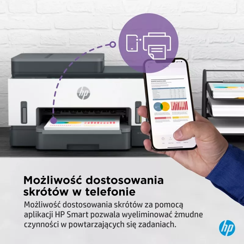 HP Smart Tank 750 Multifunktionsdrucker, Tintentank, Farbe, WLAN, Smart App, Duplex, ADF, automatischer Vorlageneinzug
