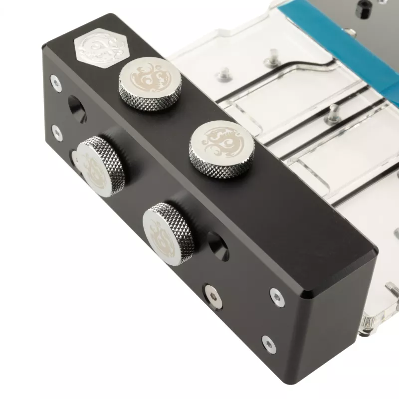 Backplate BitsPower X-TEND active für RTX 4090 FE — Acryl-Finish (BP-VG4090FE-BKP)