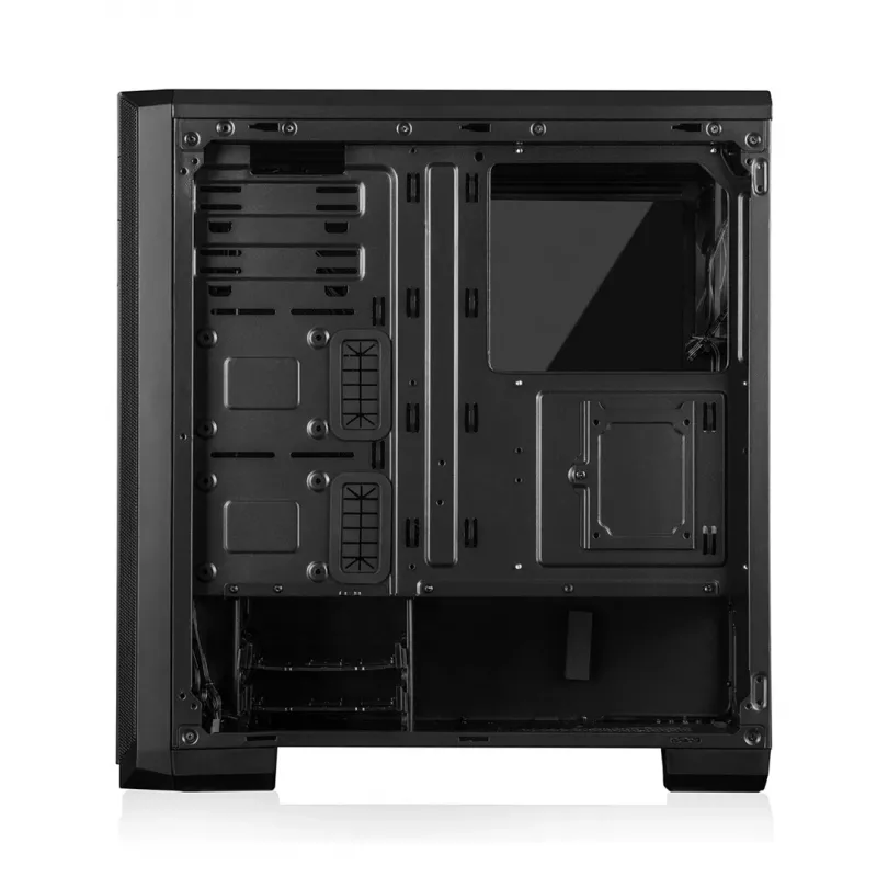 PC-Gehäuse MODECOM Oberon Pro Midi Tower, gehärtetes Glas, microATX/ATX, 7 Steckplätze, 395 mm GPU, 2x3,5 Zoll + 3x2,5 Zoll Schächte, USB 3.2 Gen1