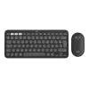 Logitech Pebble 2 Combo for Mac Wireless Tastatur Maus QWERTZ Deutsch Graphit