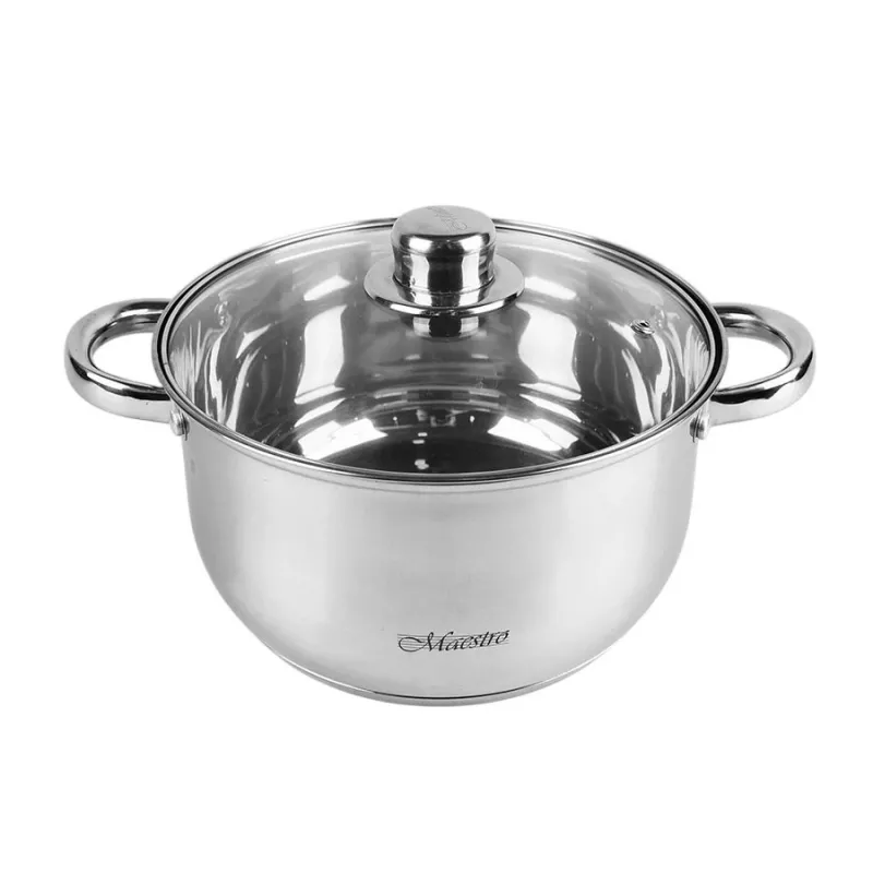 MAESTRO MR-2020-6M 6-teiliger Kochtopf-Set, Edelstahl