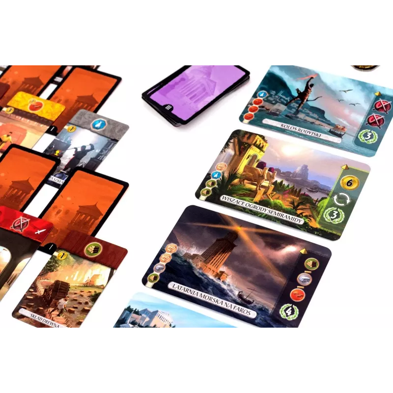 Brettspiel 7 WONDERS OF THE WORLD – DUEL (POLNISCHE VERSION)