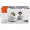 Creative Pebble 2.0 Desktop Stereo Lautsprecher, Weiß