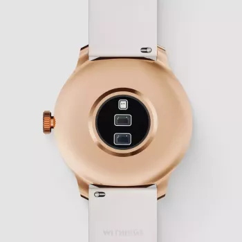 Hybrid-Smartwatch Withings ScanWatch Light Gold Weiß