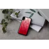 Handyhülle iKins für iPhone XR — pink lake und schwarz zweifarbige Schutzhülle