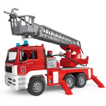 BRUDER MAN Feuerwehrfahrzeug mit schwenkbarer Leiter