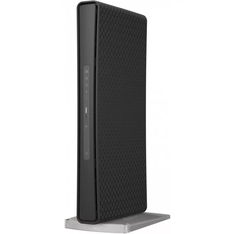 Tischrouter MikroTik hAP ac³ Dualband Wi‑Fi 5, Qualcomm IPQ4019 719 MHz, 5x Gigabit RJ‑45, 1x USB, PoE, 2 externe Antennen, schwarz