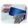 Rollstuhl-Stabilisierungsgurt Aston Secuback 681020 — abdominale Befestigung, Textil, verstellbar 150 cm, Breite 20 cm, blau