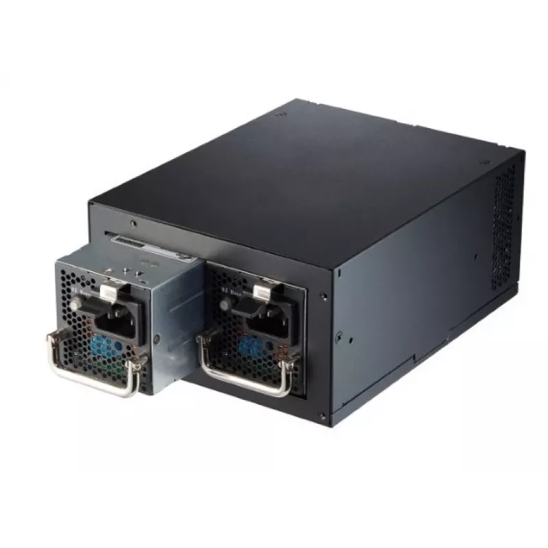 FSP Twins PRO 700W Netzteil PS2 ATX Redundant ATX Schwarz, 700 W, 100 - 240 V, 50 - 60 Hz, 10-5 A, Aktiv, 130 W