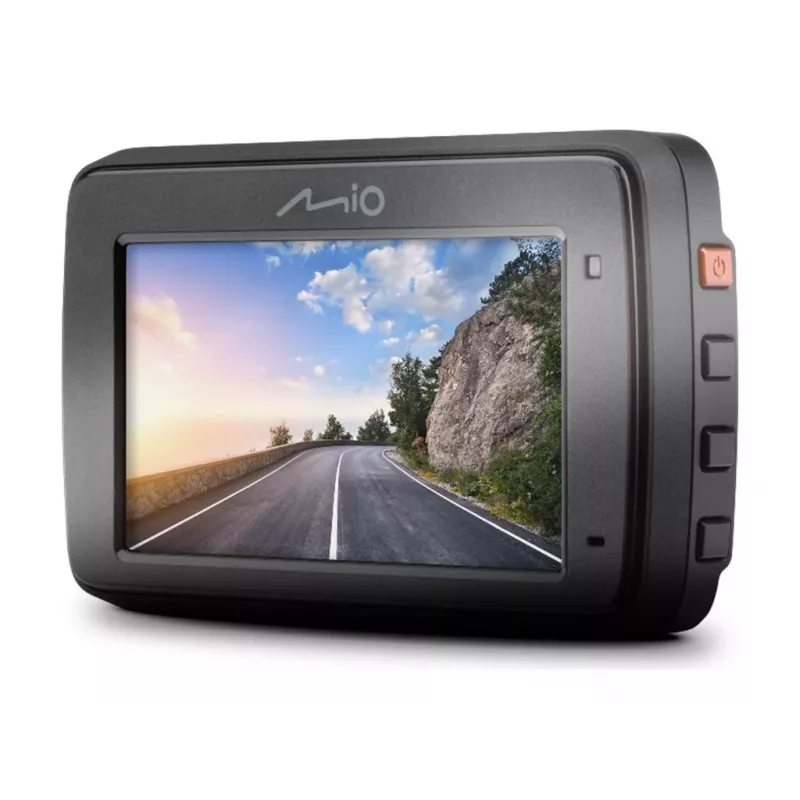 Dashcam MIO MiVue 802 Autokamera, 2560×1440 QHD 140° 60fps, 2,7 Zoll Anzeige, Batterie/USB, microSD bis zu 128 GB, G-Schock, Kollisionserkennung