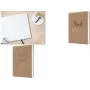 Hardcover-Notizbuch Sigel JOLIE Pure Success A5 liniert braun/schwarz/gold, 192 Seiten