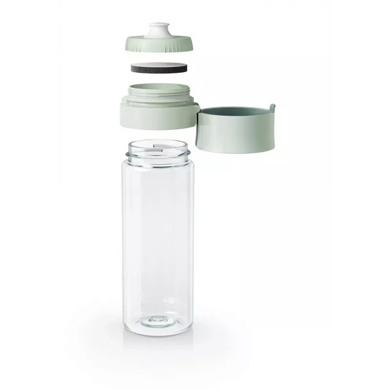 Wiederverwendbare Trinkflasche BRITA Fill&Go Vital 600 ml mit integriertem MicroDisc-Filter, Grün