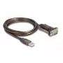 Adapter USB 2.0 Typ-A auf Seriell RS-232 D-Sub 9-polig Stecker DeLOCK 62646