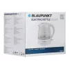 Elektrischer Wasserkocher BLAUPUNKT 1 L 1630 W Weiß — Glaskörper, 360°-Basis, Tastenöffnung