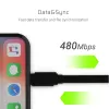 Green Cell KABGC02 Lightning-Kabel 0,25 m Schwarz