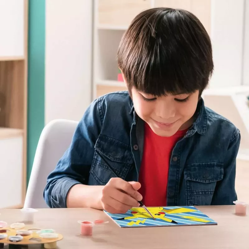 Malset Ravensburger CreArt — Frecher Pikachu (Modell 25557) Malen-nach-Zahlen-Set