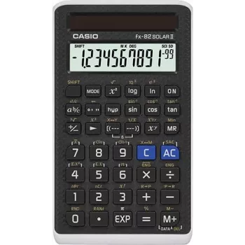 Casio fx-82SOLAR II - wissenschaftlicher Rechner - 10 Stellen plus 2 Exponenten - Solarpanel (FX-82SOLARII)