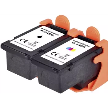 Renkforce Tinten-Kombipack ersetzt Canon PG-545XL, CL-546XL kompatibles Kombipack Schwarz, Cyan, Magenta, Gelb RF-I-C-PG545CL5462PK RF-5706064 (RF-5706064)