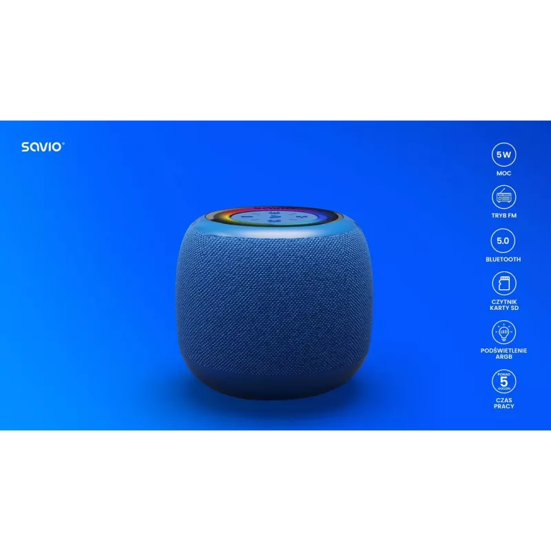 Savio BS-042 Bluetooth-Lautsprecher 5 W