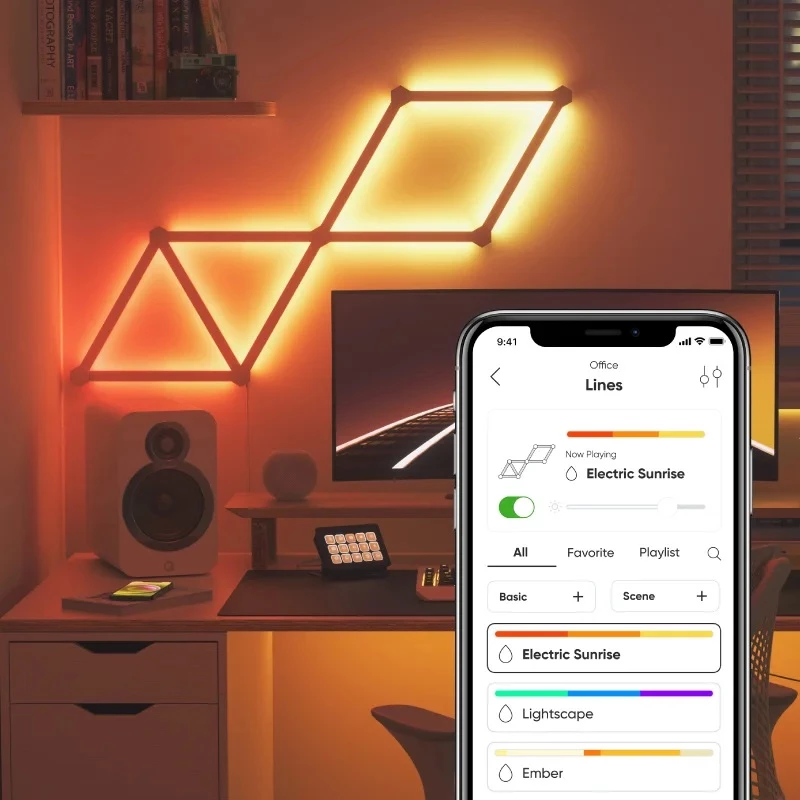 Stimmungslicht Nanoleaf NL59-K-0002LW-9PK-EU