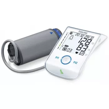 Beurer BM85 Oberarm-Blutdruckmessgerät mit patentiertem Ruheindikator für Genauigkeit, App-Verbindung mit zertifiziertem Datenschutz, Lithium