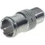 Koaxial-Adapter F-Quick-Stecker auf F-Buchse ShiverPeaks 85320 für schnelle Verbindung